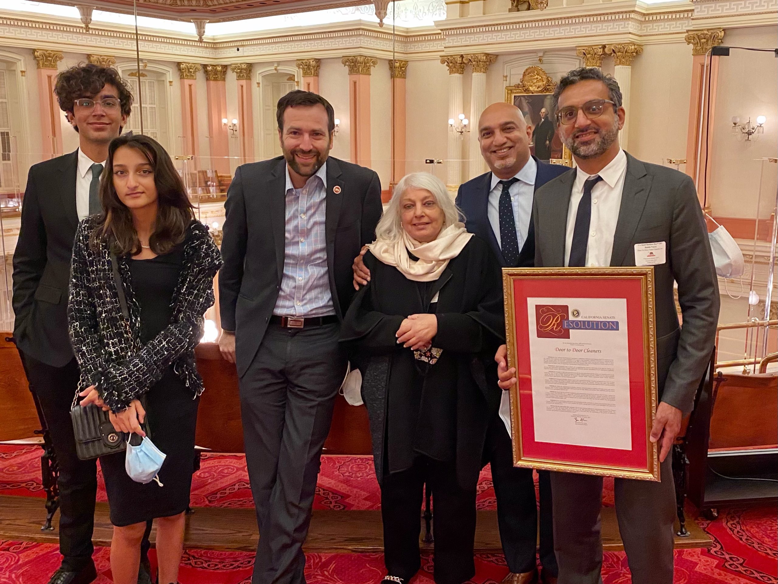 Door To Door Cleaners is the 2021 Senate District 26 Small Business of