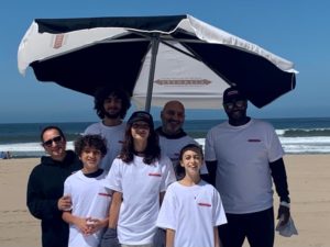 Door To Door Cleaners Trash Pickup at the beach