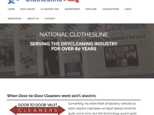 Screenshot of hero image and text from a National Clothesline story
